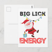 Big nick energy, いけなSanta Claus, Saint Nico ポストカード (正面/裏面)