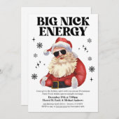 Big Nick Energy Friendsmas Christmas Party Invite 招待状 (正面/裏面)