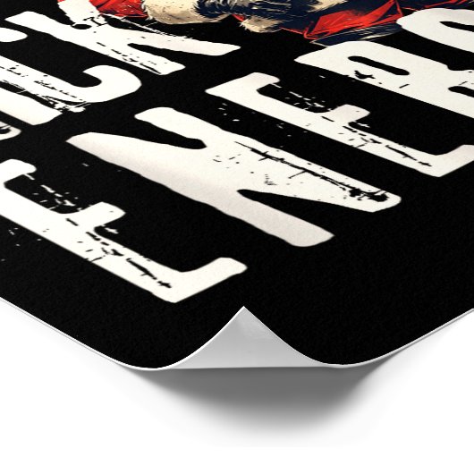 Big Nick Energy Funny Santa Christmas  ポスター (角)