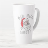 Big Nick Energy – Funny Santa Christmas Design カフェラテマグ (右アングル)