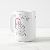 Big Nick Energy – Funny Santa Christmas Design コーヒーマグカップ (正面左)