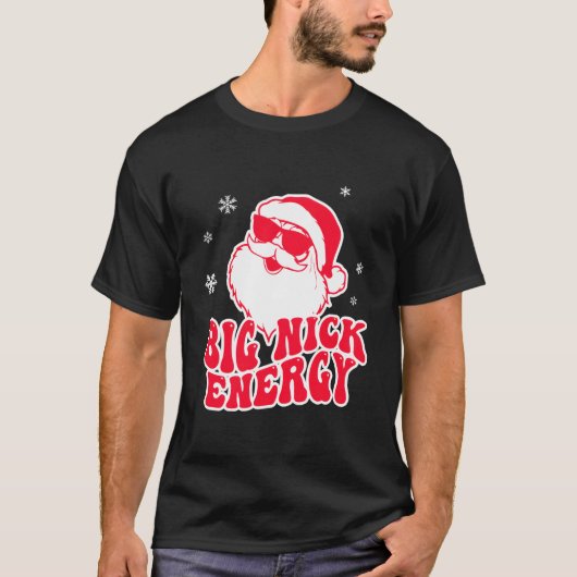 Big Nick Energy Reindeer Tシャツ (正面)