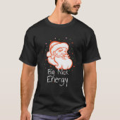Big Nick Energy Santa Claus Sparkle Tシャツ (正面)