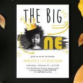 BIG ONE First誕生日写真 招待状