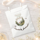 Big One Hunting First Birthday フェイバーバッグ (クリップ留めされた状態)