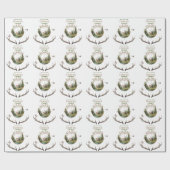 Big One Hunting First Birthday ラッピングペーパー (フラット)