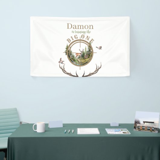 Big One Hunting First Birthday 横断幕 (トレードショー)