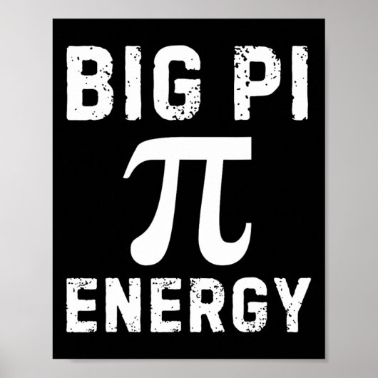 Big Pi Energy おもしろい Pi Day Math 3.14 Spiral Pi Sym ポスター (正面)