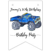 Big pickup truck バンティングフラッグ (第1の旗)