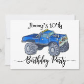 Big pickup truck 招待状 (正面)