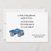 Big pickup truck 招待状 (裏面)