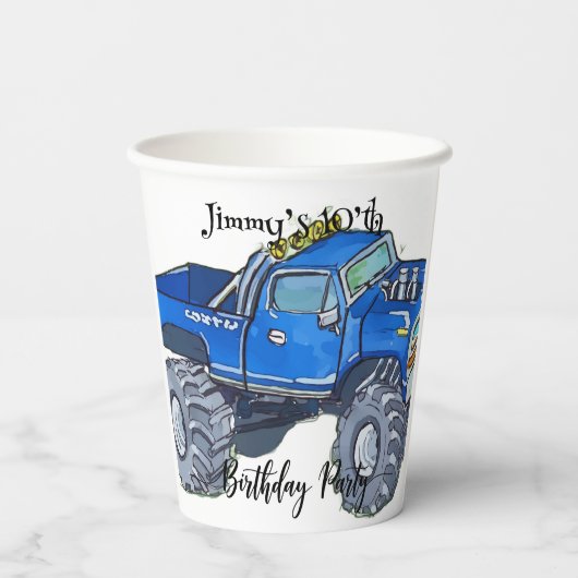 Big pickup truck 紙コップ (裏面)