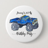 Big pickup truck 缶バッジ (正面)