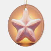 Big Pink Starfish セラミックオーナメント (左)
