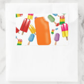 Big Popsicle Chaos by Ana Lopez 長方形シール (バッグ)