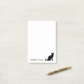 Big Post-パーソナライズされたit®ノート猫好き ポストイット (デスク上)