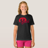 BIG Red and Black M Mopar GIRL クラシックTシャツ Tシャツ (正面フル)