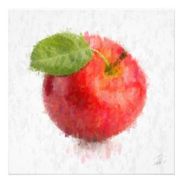Big Red Apple フォトプリント