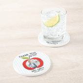 Big Red Apple Teacher Thank You Photo coaster コースター (側面)