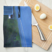 Big Rig Cargo Truck Artトラック キッチンタオル (四つ折り)