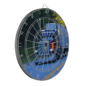 Big Rig Cargo Truck Artトラック ダーツボード (正面左)