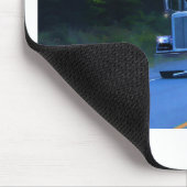 Big Rig Cargo Truck Artトラック マウスパッド (コーナー)