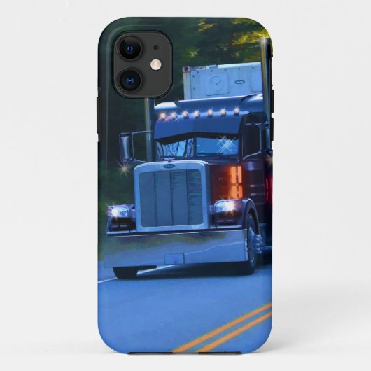 Big Rig Cargo Truck Artトラック Case-Mate iPhoneケース (裏面)