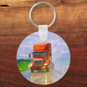 Big Rig Truck Drivers Truckin' Key-Chains キーホルダー (正面)