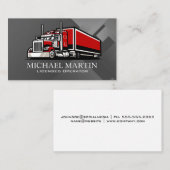 Big Rig Truck | Licensed Operator  名刺 (正面/裏面)