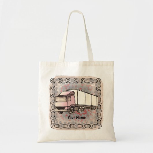 Big Rig Truck tote bag トートバッグ (正面)