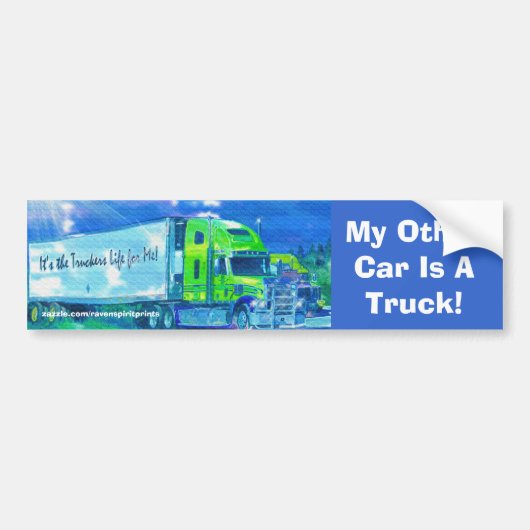 Big Rig Truckers Bumper Stickerコレクション バンパーステッカー (正面)