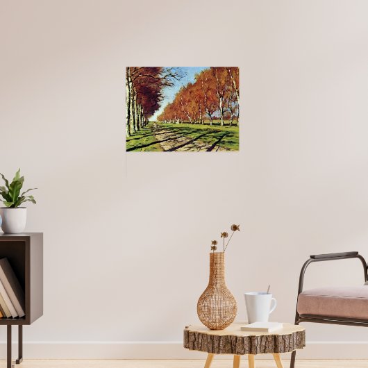 Big Road, Sunny Autumn Day ポスター (リビング3)