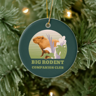 Big Rodent Companion Club Capybara セラミックオーナメント