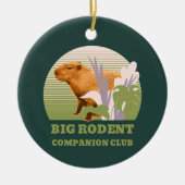 Big Rodent Companion Club Capybara セラミックオーナメント (正面)