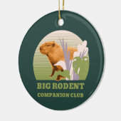 Big Rodent Companion Club Capybara セラミックオーナメント (左)