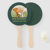 Big Rodent Companion Club Capybara ハンドファン (正面&裏面)