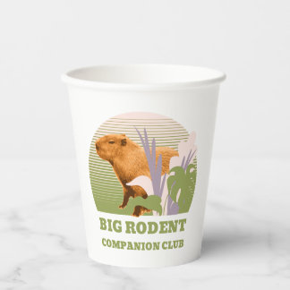Big Rodent Companion Club Capybara 紙コップ