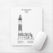Big Sable Point Lighthouse - Michigan - BD マウスパッド (マウス)