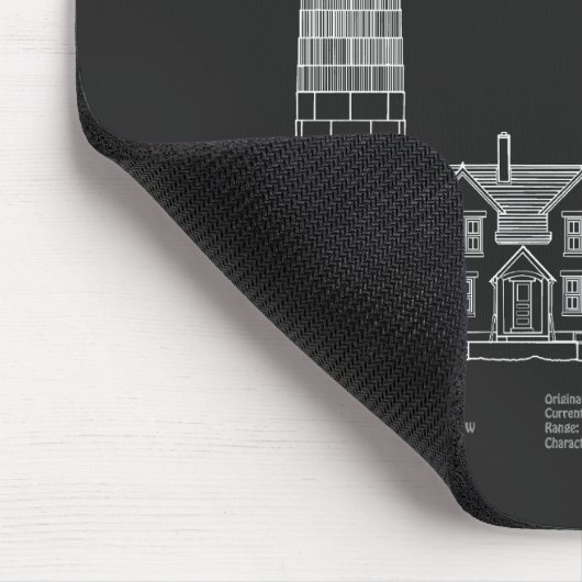 Big Sable Point Lighthouse - Michigan – PD マウスパッド (コーナー)