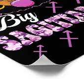 Big Sagittarius Energy Afro Girl With Purple Camou ポスター (角)