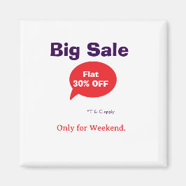 Big sale discount offer weekend company shop T&C マグネット