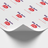 Big sale discount offer weekend company shop T&C ラッピングペーパー (角)