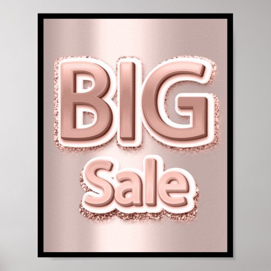 Big Sale End Of Season Promotional Poster Rose ポスター (正面)