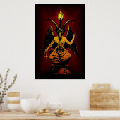 BIG Satanic Goat 24x36ウォールアートポスター ポスター (キッチン)