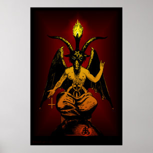 BIG Satanic Goat 24x36ウォールアートポスター ポスター