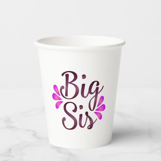 Big Sis 紙コップ (正面)