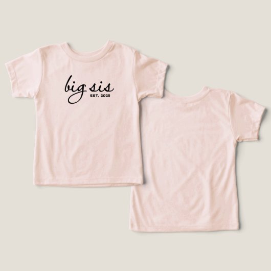 Big Sist Est 2025 (デザイン正面&裏面)