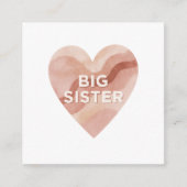 Big Sister Abstract Heart Enclosure Card エンクロージャーカード (正面)