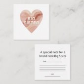 Big Sister Abstract Heart Enclosure Card エンクロージャーカード (正面/裏面)