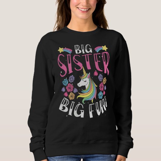 Big Sister, Big Fun Backprint Big Sister スウェットシャツ (正面)